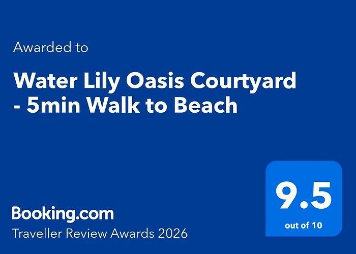 Water Lily Oasis Courtyard - 5min Walk To